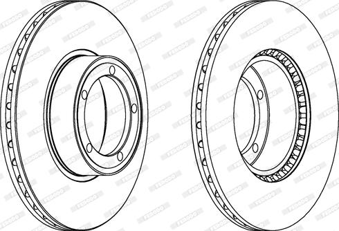 Ferodo DDF310 - Bremsscheibe alexcarstop-ersatzteile.com