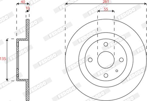 Ferodo DDF2162 - Bremsscheibe alexcarstop-ersatzteile.com