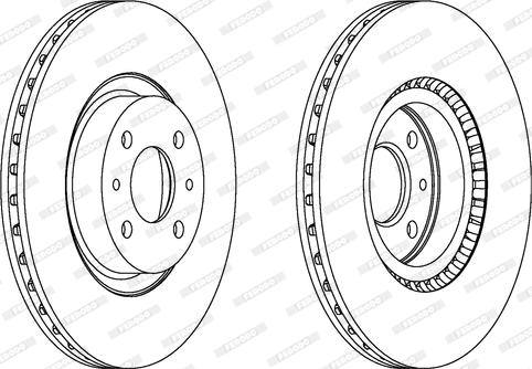 Ferodo DDF220C - Bremsscheibe alexcarstop-ersatzteile.com