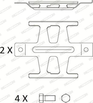 Ferodo FVR501B - Bremsbelagsatz, Scheibenbremse alexcarstop-ersatzteile.com