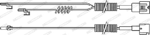 Ferodo FAI100 - Warnkontakt, Bremsbelagverschleiß alexcarstop-ersatzteile.com