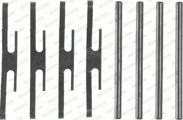 Ferodo FBA544 - Zubehörsatz, Scheibenbremsbelag alexcarstop-ersatzteile.com