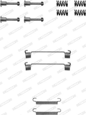 Ferodo FBA64 - Zubehörsatz, Bremsbacken alexcarstop-ersatzteile.com