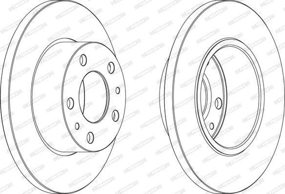 Ferodo FCR195A - Bremsscheibe alexcarstop-ersatzteile.com