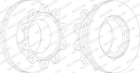 Ferodo FCR176A - Bremsscheibe alexcarstop-ersatzteile.com