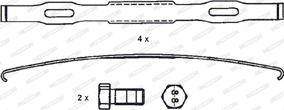 Ferodo FCV4115BFE - Bremsbelagsatz, Scheibenbremse alexcarstop-ersatzteile.com