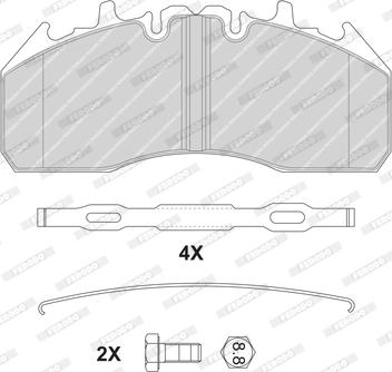 Ferodo FCV4378BFE - Bremsbelagsatz, Scheibenbremse alexcarstop-ersatzteile.com