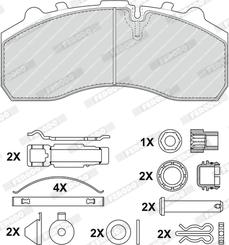 Ferodo FCV1373BFE - Bremsbelagsatz, Scheibenbremse alexcarstop-ersatzteile.com