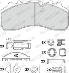 Ferodo FCV1373DFE - Bremsbelagsatz, Scheibenbremse alexcarstop-ersatzteile.com