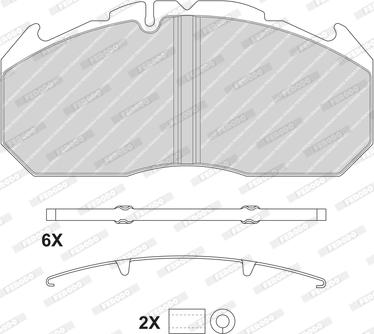 Ferodo FCV1762BFE - Bremsbelagsatz, Scheibenbremse alexcarstop-ersatzteile.com