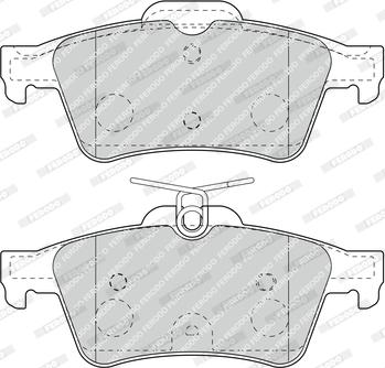 Ferodo FDB4935 - Bremsbelagsatz, Scheibenbremse alexcarstop-ersatzteile.com