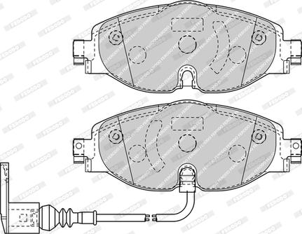 Ferodo FDB4433-D - Bremsbelagsatz, Scheibenbremse alexcarstop-ersatzteile.com