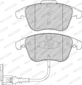 Ferodo FDB4057-D - Bremsbelagsatz, Scheibenbremse alexcarstop-ersatzteile.com