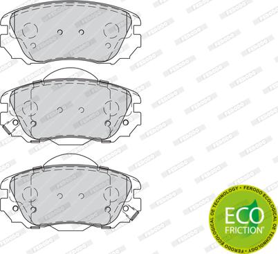 Ferodo FDB4207 - Bremsbelagsatz, Scheibenbremse alexcarstop-ersatzteile.com