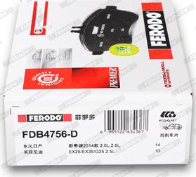 Ferodo FDB4756-D - Bremsbelagsatz, Scheibenbremse alexcarstop-ersatzteile.com