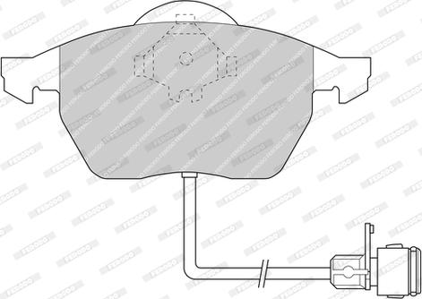 Ferodo FDB590-D - Bremsbelagsatz, Scheibenbremse alexcarstop-ersatzteile.com