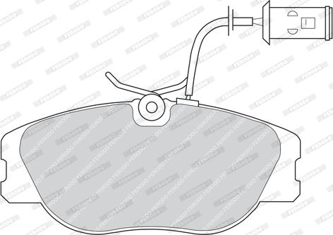 Ferodo FDB542 - Bremsbelagsatz, Scheibenbremse alexcarstop-ersatzteile.com