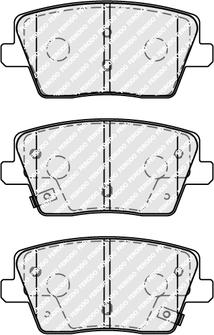 Ferodo FDB5100 - Bremsbelagsatz, Scheibenbremse alexcarstop-ersatzteile.com