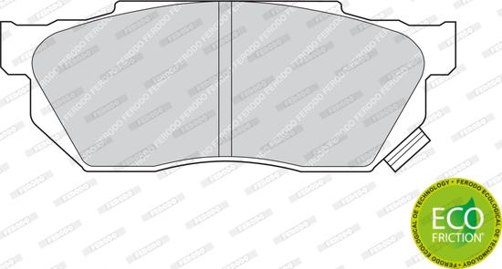 Ferodo FDB585 - Bremsbelagsatz, Scheibenbremse alexcarstop-ersatzteile.com