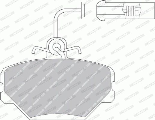 Ferodo FDB524B - Bremsbelagsatz, Scheibenbremse alexcarstop-ersatzteile.com