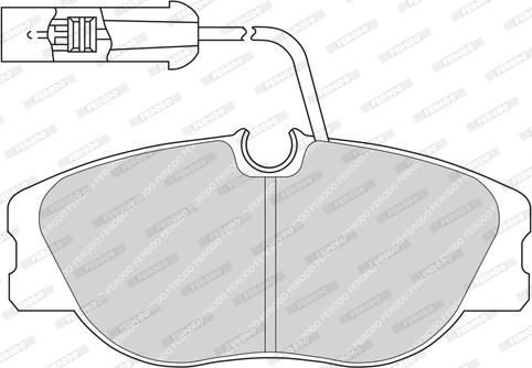 Ferodo FDB650 - Bremsbelagsatz, Scheibenbremse alexcarstop-ersatzteile.com