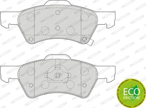 Ferodo FDB1510 - Bremsbelagsatz, Scheibenbremse alexcarstop-ersatzteile.com