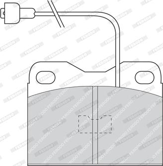 Ferodo FDB160 - Bremsbelagsatz, Scheibenbremse alexcarstop-ersatzteile.com