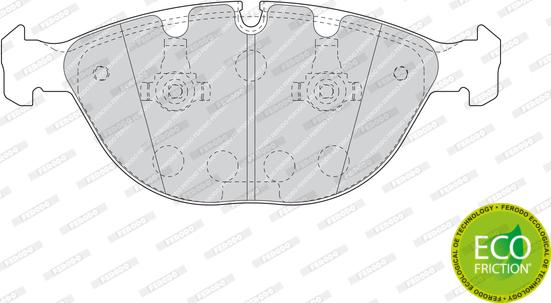 Ferodo FDB1618 - Bremsbelagsatz, Scheibenbremse alexcarstop-ersatzteile.com