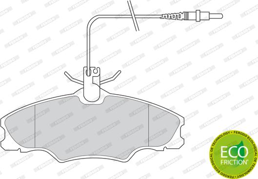 Ferodo FDB1062 - Bremsbelagsatz, Scheibenbremse alexcarstop-ersatzteile.com