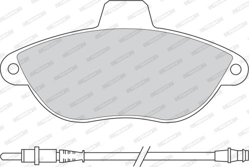 Ferodo FDB1002 - Bremsbelagsatz, Scheibenbremse alexcarstop-ersatzteile.com