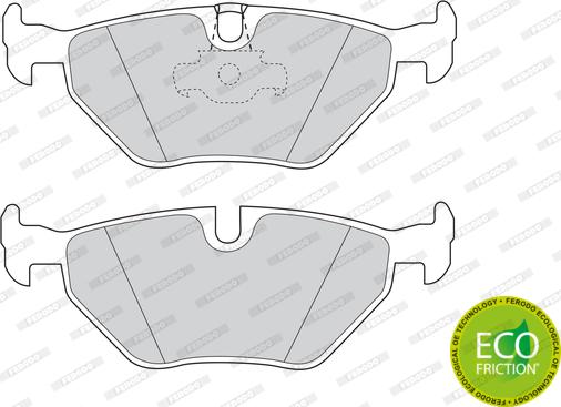 Ferodo FDB1075 - Bremsbelagsatz, Scheibenbremse alexcarstop-ersatzteile.com