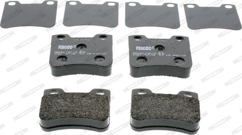 Ferodo FDB1109 - Bremsbelagsatz, Scheibenbremse alexcarstop-ersatzteile.com