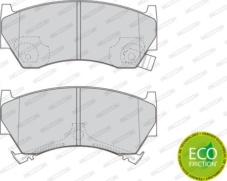 Ferodo FDB1103 - Bremsbelagsatz, Scheibenbremse alexcarstop-ersatzteile.com