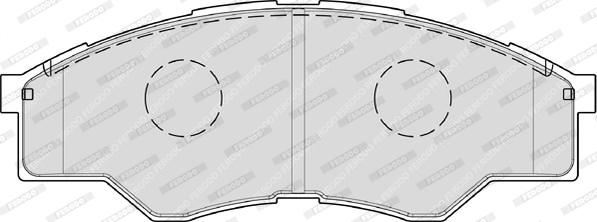 Ferodo FDB1887 - Bremsbelagsatz, Scheibenbremse alexcarstop-ersatzteile.com