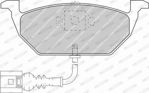 Ferodo FDB1398-D - Bremsbelagsatz, Scheibenbremse alexcarstop-ersatzteile.com