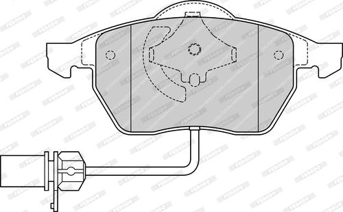 Ferodo FDB1323-D - Bremsbelagsatz, Scheibenbremse alexcarstop-ersatzteile.com