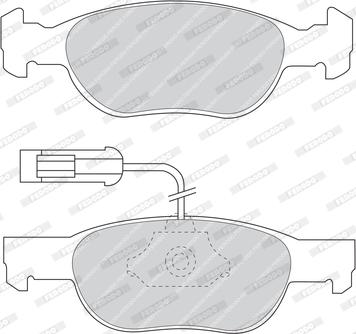 Ferodo FDB1374 - Bremsbelagsatz, Scheibenbremse alexcarstop-ersatzteile.com