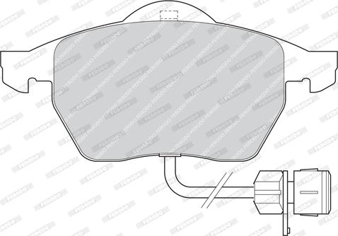 Ferodo FDB1297 - Bremsbelagsatz, Scheibenbremse alexcarstop-ersatzteile.com