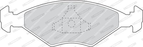 Ferodo FDB895 - Bremsbelagsatz, Scheibenbremse alexcarstop-ersatzteile.com