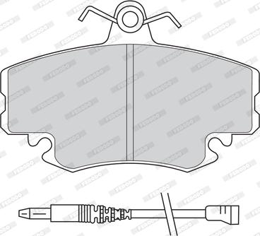 Ferodo FDB845B - Bremsbelagsatz, Scheibenbremse alexcarstop-ersatzteile.com