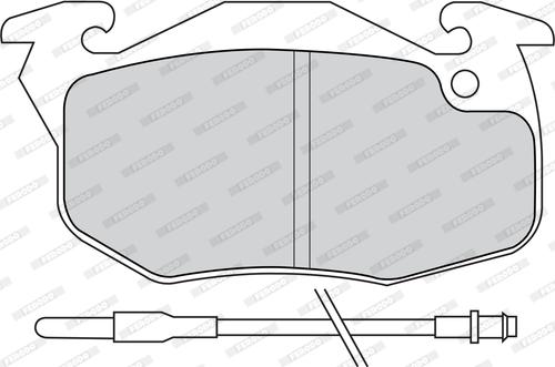 Ferodo FDB393C - Bremsbelagsatz, Scheibenbremse alexcarstop-ersatzteile.com