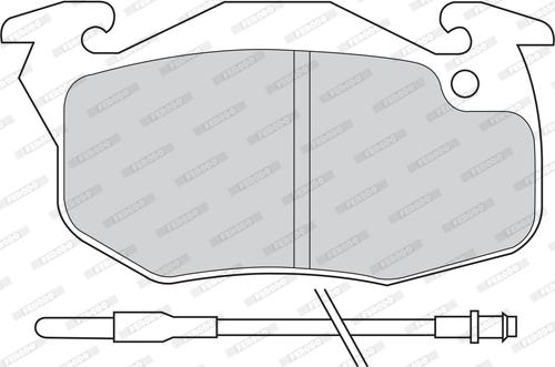 Ferodo FDB393D - Bremsbelagsatz, Scheibenbremse alexcarstop-ersatzteile.com