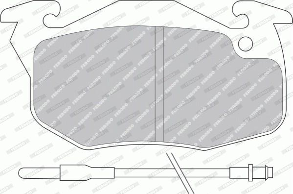 Ferodo FDB393F - Bremsbelagsatz, Scheibenbremse alexcarstop-ersatzteile.com