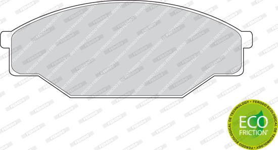 Ferodo FDB318 - Bremsbelagsatz, Scheibenbremse alexcarstop-ersatzteile.com