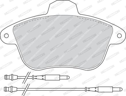 Ferodo FDB746 - Bremsbelagsatz, Scheibenbremse alexcarstop-ersatzteile.com