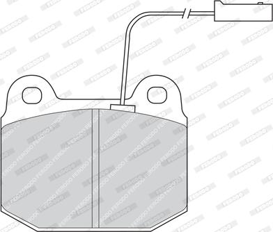 Ferodo FDB723 - Bremsbelagsatz, Scheibenbremse alexcarstop-ersatzteile.com