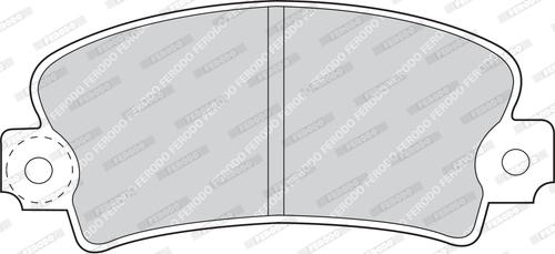 Ferodo FDB72 - Bremsbelagsatz, Scheibenbremse alexcarstop-ersatzteile.com