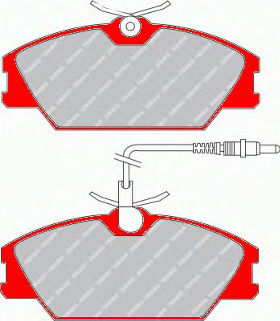 Ferodo FDS406 - Zubehörsatz, Bremsbacken alexcarstop-ersatzteile.com