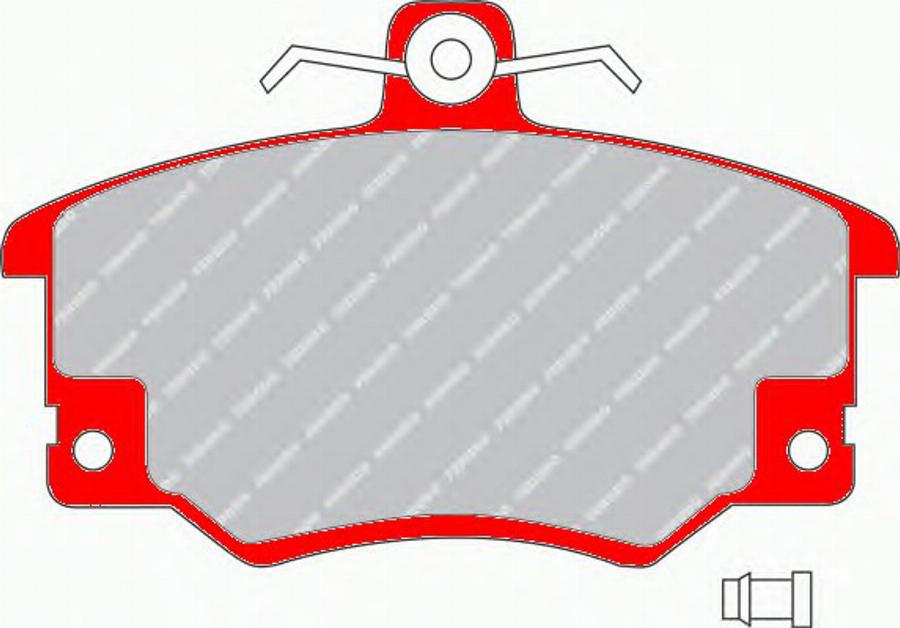 Ferodo FDS370 - Bremsbelagsatz, Scheibenbremse alexcarstop-ersatzteile.com