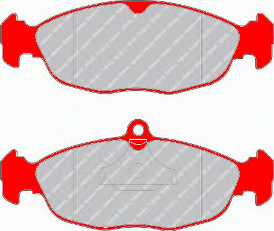 Ferodo FDS732 - Bremsbelagsatz, Scheibenbremse alexcarstop-ersatzteile.com